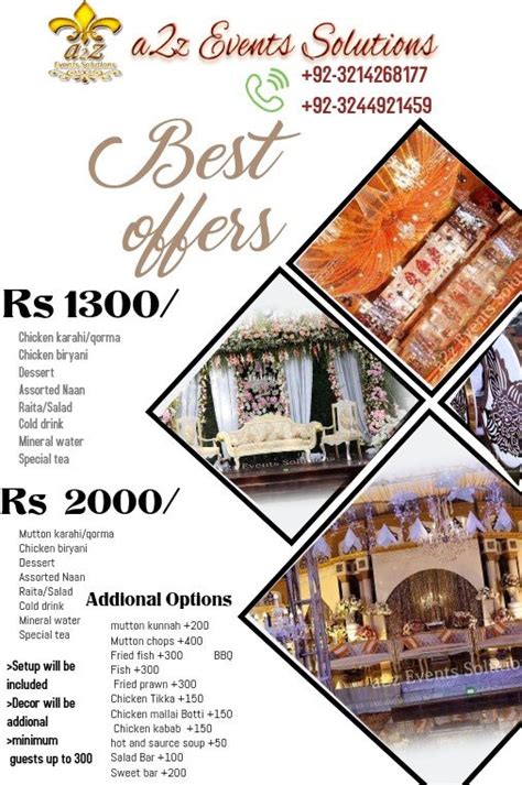 Affordable Wedding Packages by Awesome Events .